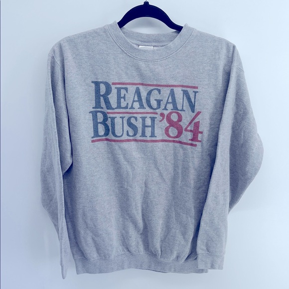 Vintage political Reagan Bush ‘84 presidential crewneck sweatshirt sz M - Picture 1 of 6